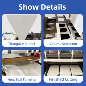 Machine d'emballage automatique horizontale pour patchs vapeur, masques oculaires et cache-yeux, avec scellage sur 4 côtés - Product Image 2