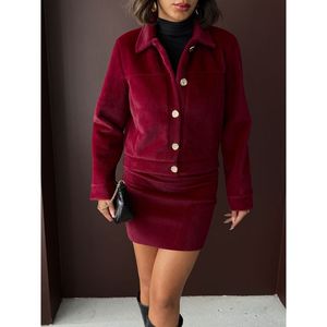 Topshow Women's <b>Feathered</b> Mini <b>Skirts</b> Stylish and Casual Outfits-Wholesale - Product Image 5