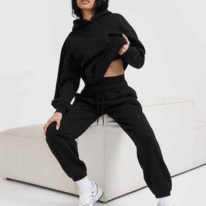 New Arrival Oversize Women Heavyweight 100% Cotton Hoodies with <b>Drop</b> Shoulder Long Sleeves Winter Screen Print Letters Hoodies - Product Image 5