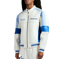 Jaket Bomber Kulit Sapi Slim Fit OEM Khusus Pria dengan Logo Depan, Tahan Angin, Bernapas, Harga Pabrik, Mewah, Vintage, Musim Dingin