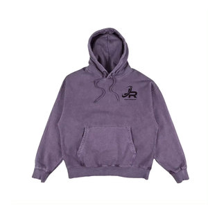 Sudadera con Capucha para Hombre, Lavado Ácido, Mezcla de Algodón Resistente, Corte Holgado y Relajado, Ideal para Venta en Línea - Product Image 1