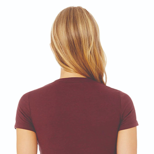 Camiseta de moda de verano ajustada personalizada hecha en fábrica para mujer, camiseta transpirable cómoda de algodón/poliéster con estilo, venta al por mayor - Product Image 5