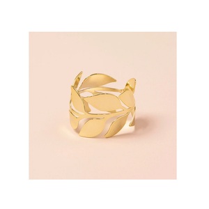 Handmade Factory Sales Gold Metal Napkin Holder Wedding Table Decorative Shiny Polished Metal Napkin Ring - Product Image 6