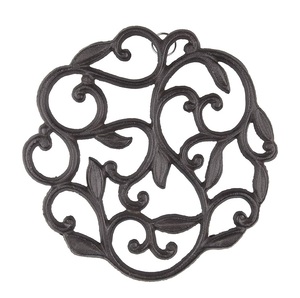 Salvamanteles metálicos decorativos en forma de corazón con salvamanteles diseñados a la moda a la venta por exportadores indios a precios bajos - Product Image 3