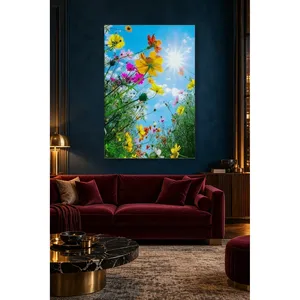 Impression sur toile de fleurs sauvages Fida tendant vers le ciel ensoleillé - Product Image 5