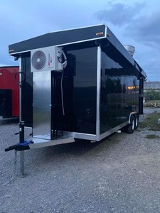 Remolque de comida callejera personalizable, carrito de helado móvil rápido con equipo de horneado para aperitivos, perritos calientes, dulces, patatas fritas hechas de aluminio - Product Image 3