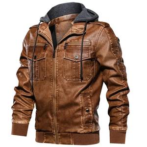 Tendencia hombres guapo Delgado clásico personalizado Pu negro talla grande chaqueta de cuero motocicleta lujo simple clasificar chaquetas para hombre - Product Image 2
