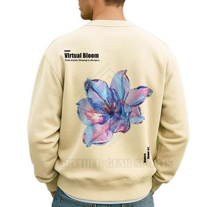 เสื้อสเวตเชิ้ตผู้ชายผ้าฟลีซเนื้อนุ่มคุณภาพสูง ระบายอากาศได้ดี เป็นมิตรกับสิ่งแวดล้อม เหมาะสำหรับฤดูหนาว ผลิตจากผ้าฝ้ายผสมโพลีเอสเตอร์ สวมใส่สบายๆ - Product Image 2