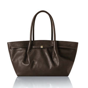 Sac fourre-tout élégant en cuir italien fait main pour tous les jours - PL651 - Product Image 1
