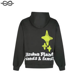 Haute Qualité 500 Gsm Fabricant Logo Personnalisé Haute Qualité 3d Puff Print Pull Unisexe Zip Up Avec Soie Satin Doublé Hoodies - Product Image 5