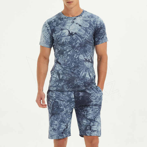 Vêtements de rue d'été personnalisés pour hommes ensemble de shorts à manches courtes Logo personnalisé imprimé fabriqué au Pakistan grande taille vêtements respirants - Product Image 4