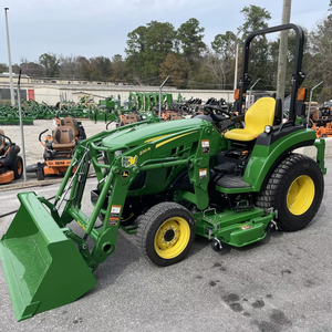 Tractor Johnn Deere 2032R, cortacésped de montaje medio, tractor agrícola con alta salida de par adecuado para trabajos agrícolas pesados - Product Image 2
