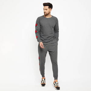 Survêtement imprimé respirant personnalisé pour hommes, survêtement de jogging de qualité pour l'hiver, ensemble au prix de gros - Product Image 3