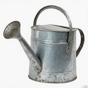 Canette galvanisée ergonomique avec poignée supérieure arquée élégante et conception de coulée résistante aux éclaboussures - Product Image 3