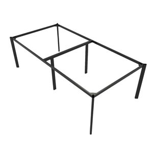 HCOC010 Cast Iron <b>Table</b> Legs 240x120cm Oval Concept Assembly Industrial Design for Dining Kitchen and Hospital Furniture - Product Image 2