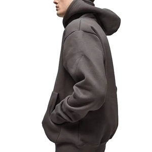 Sudadera con Capucha para Hombre, Invierno, Estampado Digital, Oversize, Poliéster, Patchwork, Manga Larga, Casual, Streetwear, Liso - Product Image 3