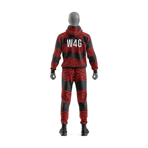 Survêtement d'hiver pour homme personnalisé, respirant, écologique, polyester/coton, grande taille, design sans couture, look sportif, logo personnalisé sur le devant - Product Image 5