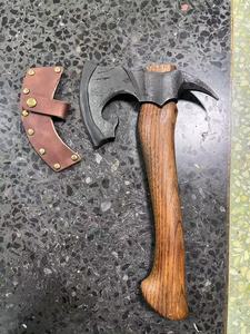 ด้ามจับไม้เนื้อคู่ทำจากเหล็กดามัสกัสเกรดอุตสาหกรรมใช้กลางแจ้งปรับแต่งได้ตามต้องการ - Product Image 6