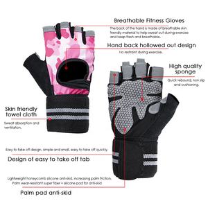 NUEVOS Guantes de Piel Duraderos para Levantamiento de Pesas con Correa de Muñeca Ajustable, Diseño Transpirable de Dedos Completos para Uso Deportivo Unisex en el Gimnasio - Product Image 2