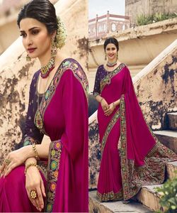 Saree filet de créateur lourd avec chemisiers travail concepteur indien du nord dernier tissu filet Alphanumero - Product Image 4