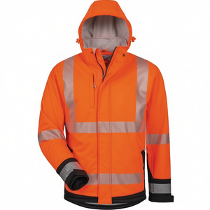 เสื้อแจ็คเก็ตซอฟต์เชลล์สีส้ม/ดำ รุ่นลูคัส ไซส์ M จาก ELYSEE สำหรับอุปกรณ์ความปลอดภัยและการเอาชีวิตรอด - Product Image 2