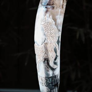 Cuerno para beber vikingo pulido hecho a mano estilo Animal calidad premium ecológico para ocasiones especiales decoración y coleccionismo - Product Image 2