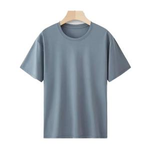 เสื้อยืดถักแขนสั้นสำหรับผู้ชายเสื้อผ้าฝ้าย100% ระบายอากาศแห้งเร็วสำหรับฤดูร้อนสินค้าส่งออกจำนวนมาก - Product Image 4