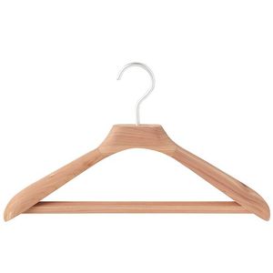 ไม้แขวนเสื้อโค้ทไม้ธรรมชาติพร้อมโลโก้เป็นมิตรต่อสิ่งแวดล้อม - Product Image 1