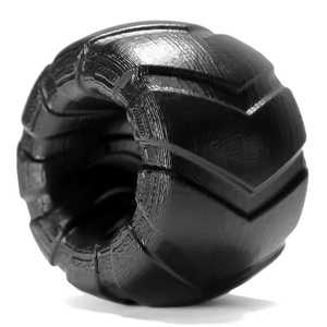 Anillo de silicona de color personalizado para escroto con bola pesada, accesorio BDSM, anillo de mejora masculina, tamaño personalizado, alta calidad - Product Image 4