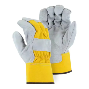 ถุงมือหนังวัวเพื่อความปลอดภัยในการทำงานถุงมือทำงานสำหรับอุตสาหกรรมขับรถในโรงงาน - Product Image 4