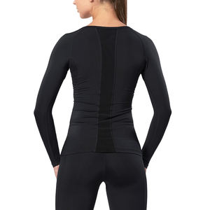 Custom Designed Quick Dry Spandex Nylon Long Sleeve Fitness Rash Guard Logo Printed Compression Shirts - Product Image 6