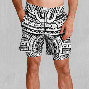 Short de bain homme de haute qualité à sublimation sur mesure Short de bain respirant à imprimé sublimation pour homme - Product Image 1