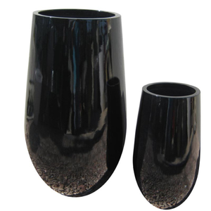 Pots de jardinière en fibre de verre de la plus haute qualité grand Pot de Frp en ciment ensemble de forme personnalisée 2 pièces pour la décoration de la maison fabriqué au Vietnam - Product Image 2