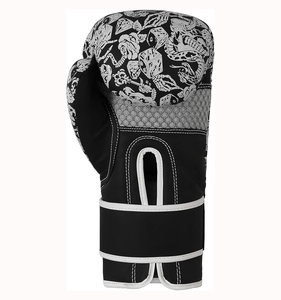 Guantes de boxeo con logotipo personalizado QST Equipo de entrenamiento de cuero de alta calidad para cierre de velcro para artes marciales - Product Image 2