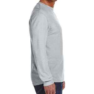 Camiseta de algodón/bambú de 300 g/m² para hombre, estilo urbano, sin mangas, corta, holgada, con bordado desgastado y parche personalizado - Product Image 5