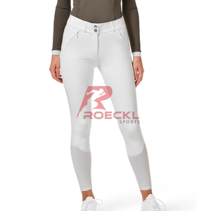 Culotte d'équitation pour femmes de haute qualité coupe ajustée pantalon confortable en tissu durable respirant léger pour les sports équestres en plein air - Product Image 4