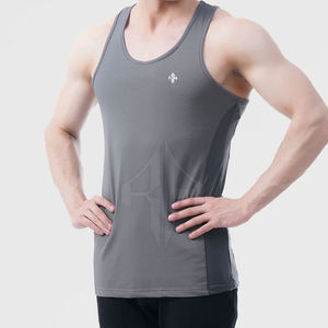 Venta directa de fábrica, ropa deportiva hecha en Pakistán, camiseta sin mangas de talla grande para hombre, ropa informal transpirable de verano, método de tejido de punto - Product Image 2