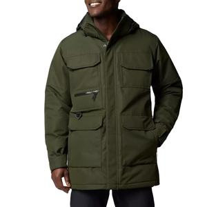 Parkas Personalizadas para Hombre, Novedad 2026, Cuello Alto, Logotipo Frontal, Lona Revestida de Otoño, Alta Calidad, Reversible y Resistente al Viento, MOQ Bajo - Product Image 1