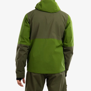 Chaqueta de Esquí de Invierno de Poliéster Softshell con Logotipo Personalizado para Hombre, con Cremallera Desmontable Resistente al Viento y Diseño Impreso - Product Image 2