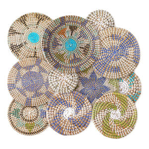 Competitive price seagrass mounted <b>art</b> accent to kitchen living room <b>wall</b> sea grass hanging decor - Product Image 5