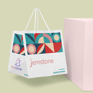 Sacs en papier kraft carrés personnalisés avec logo imprimé pour le commerce de gros en Chine, idéaux pour les achats et les bonbons - Product Image 6