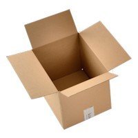 Single-Wall Rigid Cardboard <b>Box</b> 127x127x127mm Airplane Shape Glossy Lamination Recycled Corrugated Board for Candles - Product Image 6