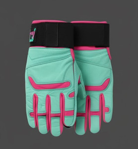 Guantes de Bateo Unisex Profesionales de Primera Calidad, Ambidiestros, con Cierre de Velcro, de Piel de Cabra Digital, con Puño Largo - Product Image 3