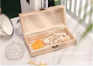 Caja de Madera Natural Esmaltada Hecha a Mano con Diseño Abstracto de Alta Calidad para Decoración de Mesa - Product Image 6