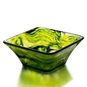 Handmade Polished Indian Origin Eco-Friendly Dishwasher <b>Safe</b> Modern Art <b>Antique</b> Decorative Resin Serving Bowl Platter for Party - Product Image 3