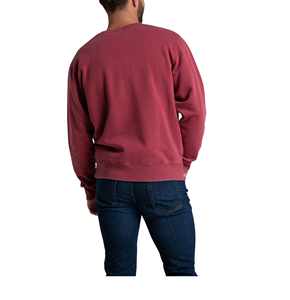 Sweat-shirts d'hiver pour hommes, confortables, rouges, 100% coton, couleur unie, qualité supérieure, logo personnalisé, écologiques, grandes tailles - Product Image 3