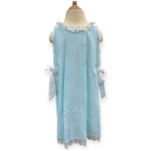 New Custom Design <b>Girls</b> <b>Clothes</b> Floral Knot <b>Baby</b> Summer Dress Toddlers <b>Girls</b> Sleeveless 100% Cotton Casual Dresses-Anna - Product Image 1