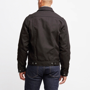 Veste en toile coupe-vent écologique unisexe pour adultes de haute qualité Respirante Quatre poches Style d'hiver Logo personnalisé sur le devant - Product Image 2