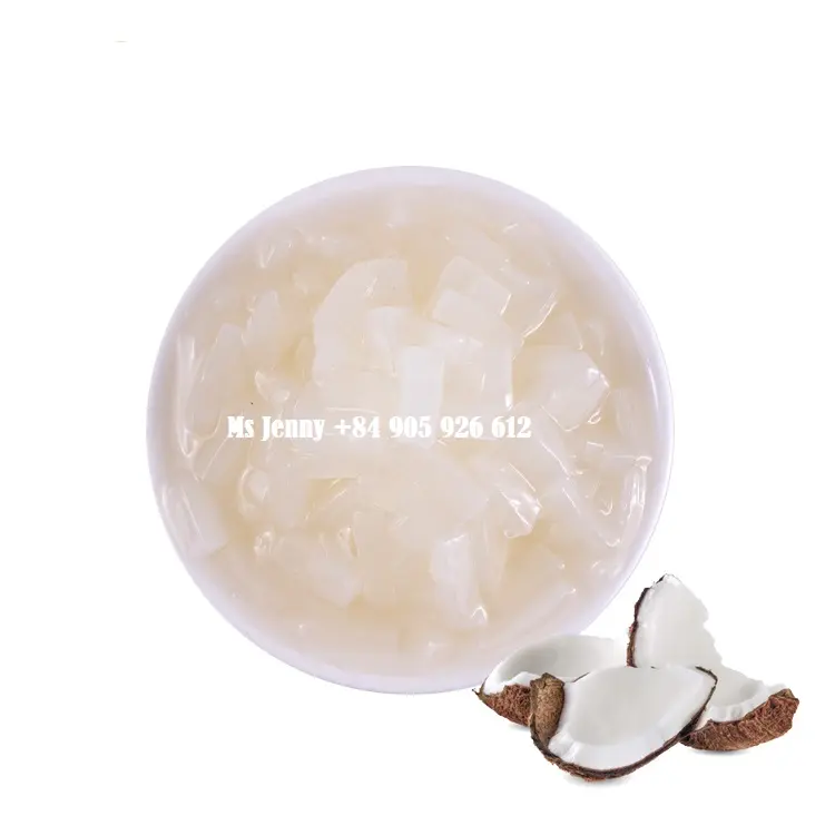 Jelly Pudding Raw Nata De Coco / Coconut Jelly for Korea Bangladesh market in Syrup/ Lily +84 906927736