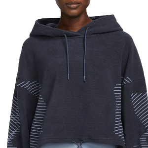 CasualStreetwearDrop ShoulderBreathableEco-friendly Hoodies Llegada Logotipo personalizado Impreso Drop-shoulder Mujeres Crop Top Hoodie - Product Image 5